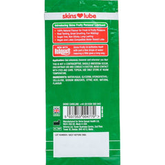 SKINS - LUBRIFICANTE À BASE DE ÁGUA COM SABOR DE MELANCIA - DOSE ÚNICA DE 5 M