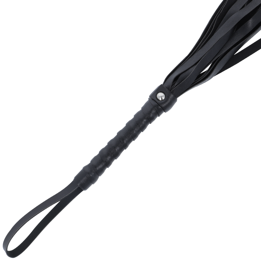 DARKNESS - CHICOTE DE BONDAGE PRETO 45 CM DARKNESS - FLOGGER PRETO 45 CM